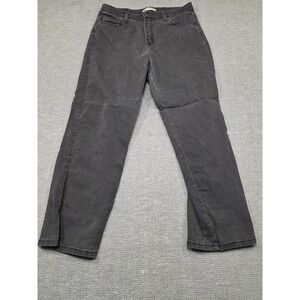 Lee Relaxed Straight Leg Jean Men 10 Petite Faded Black 305180D Mid Rise Stretch